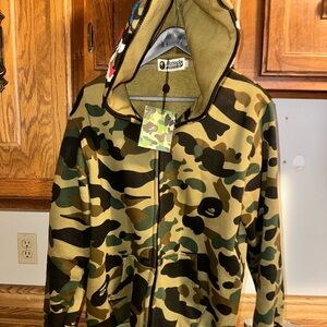 Green Camo BAPE Hoodie